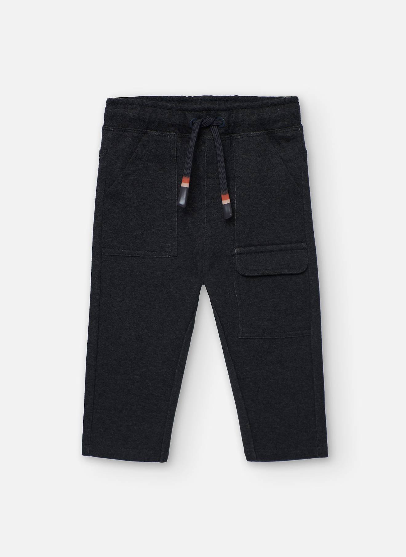 Pantalon Garçon Foncé Gris