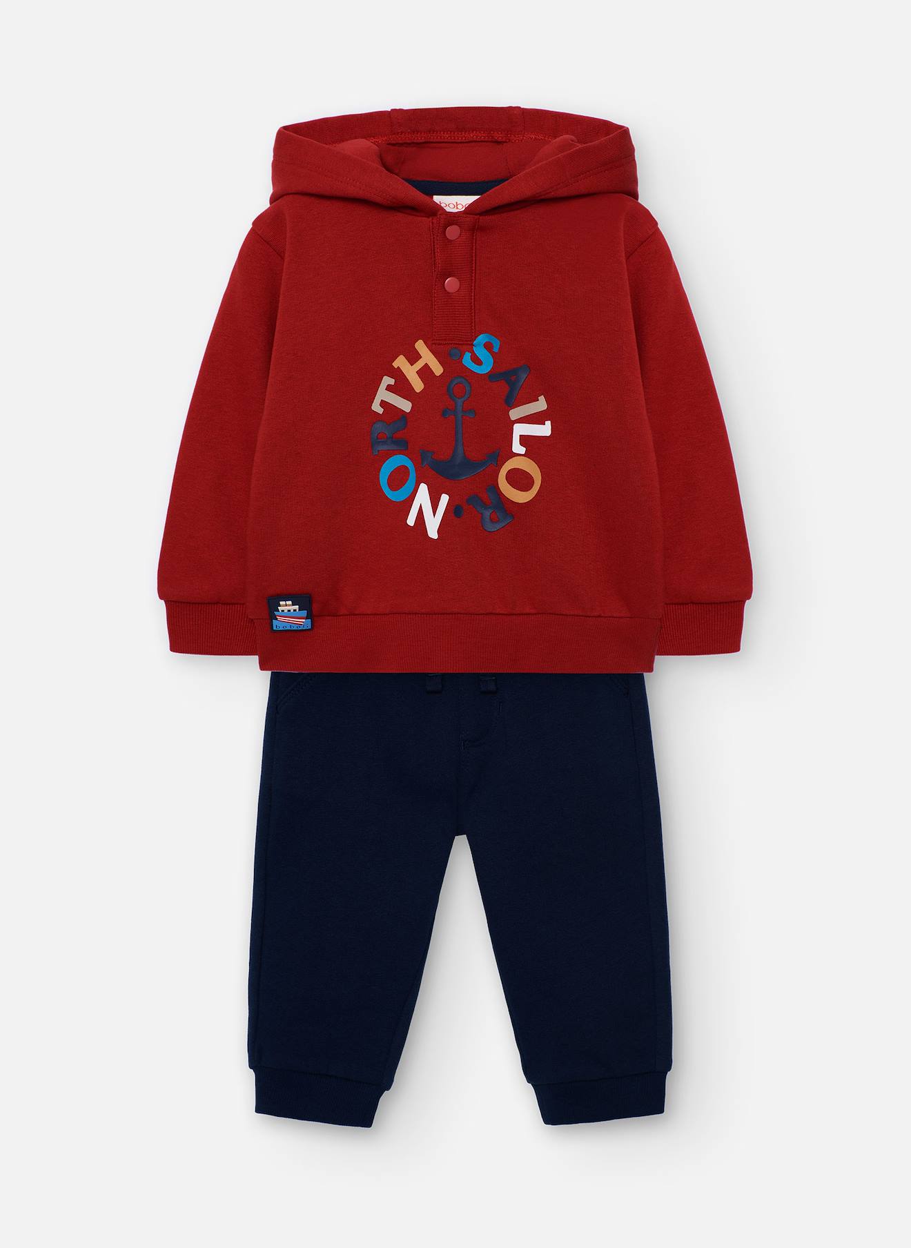 Ensemble Garçon En Maille Grenat