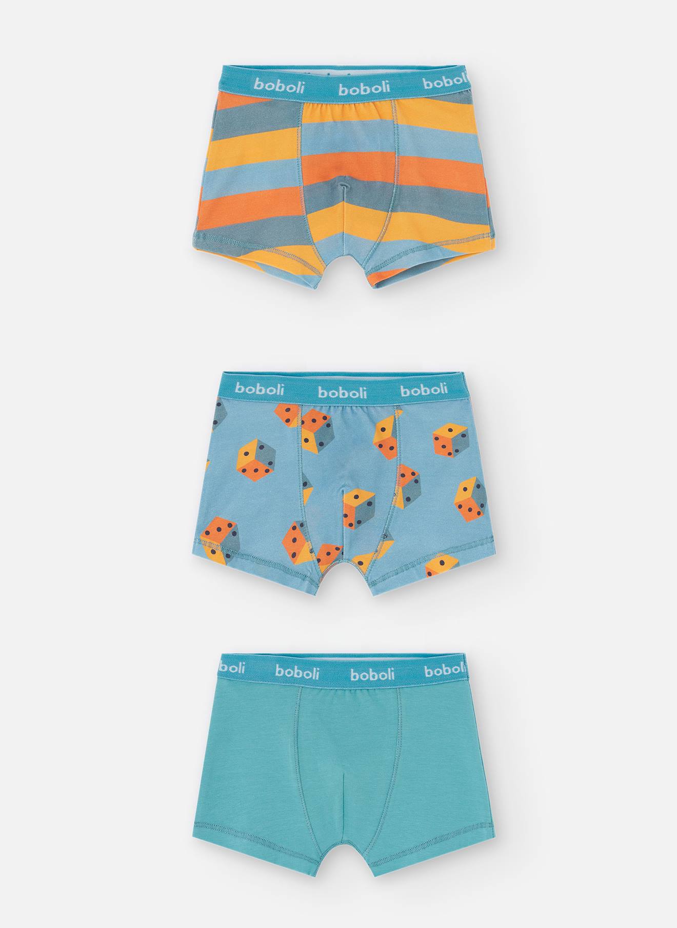 Boxers À Rayures Multicolore