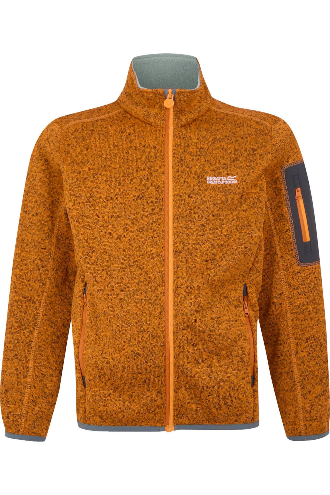 Veste Polaire Enfant Newhill Jaune Orangé Vif / Glacier