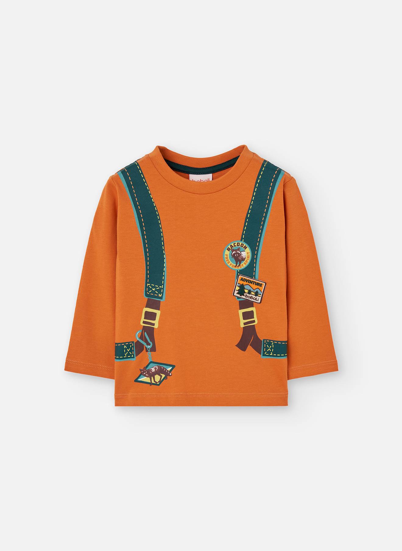 T-shirt Garçon En Maille Orange