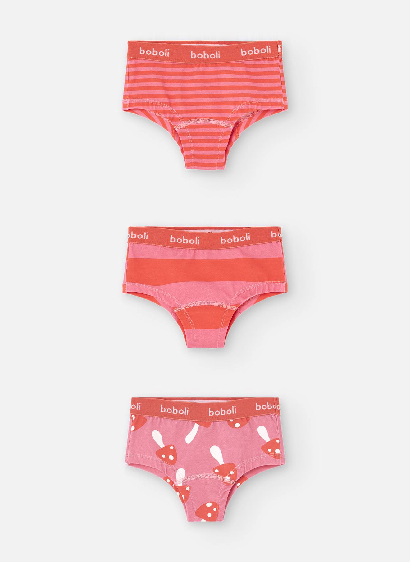 Lot De 3 Culottes À Rayures Multicolore