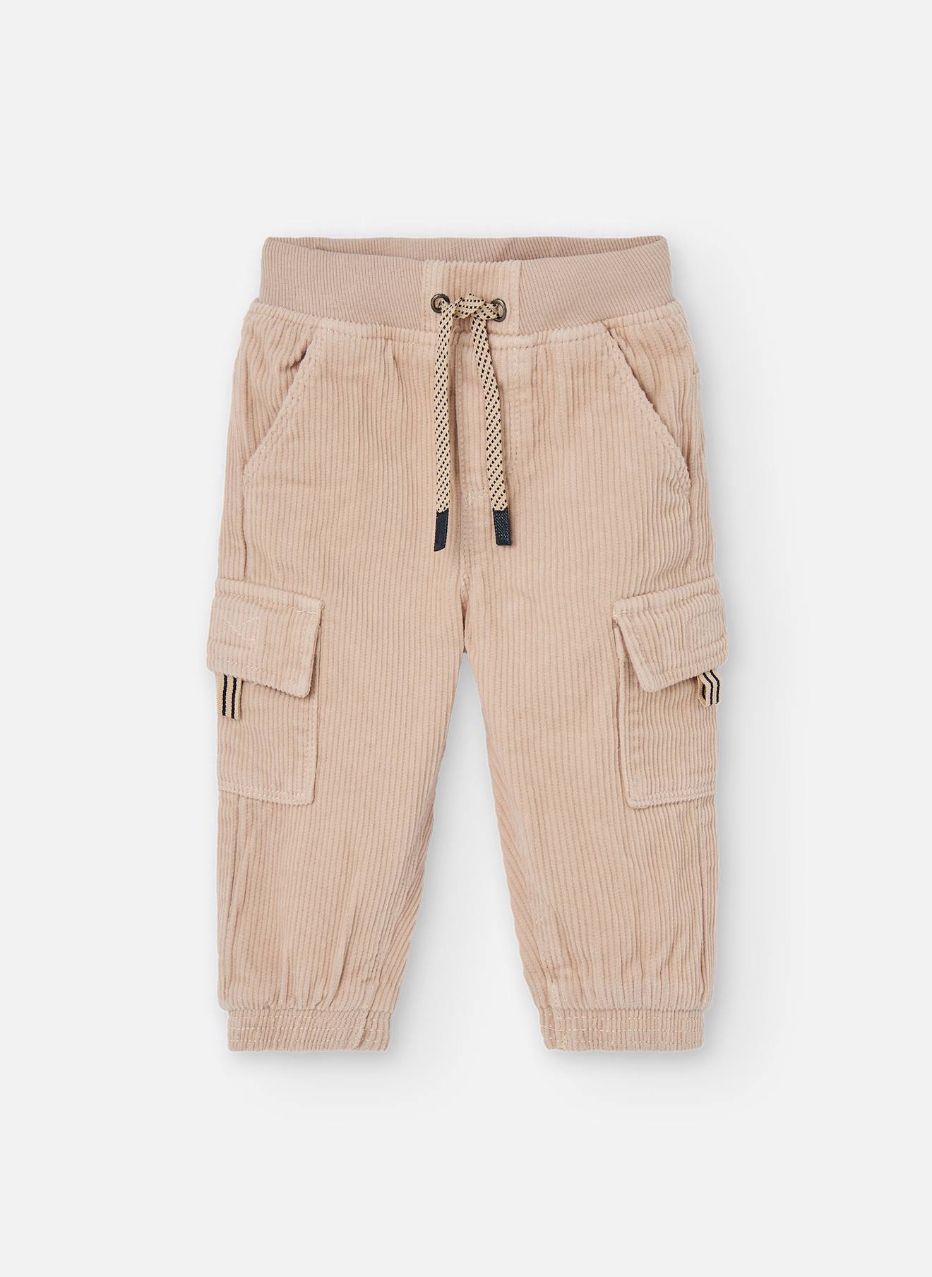 Pantalon Cargo En Maille Pour Garçon Beige
