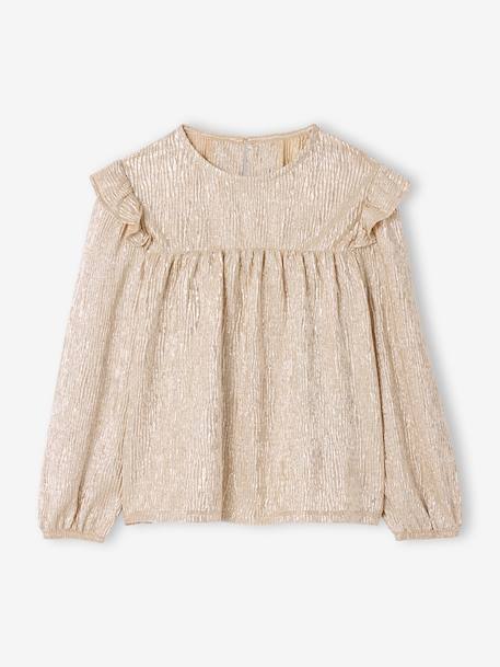 Blouse fille noël en lamé  - vertbaudet enfant