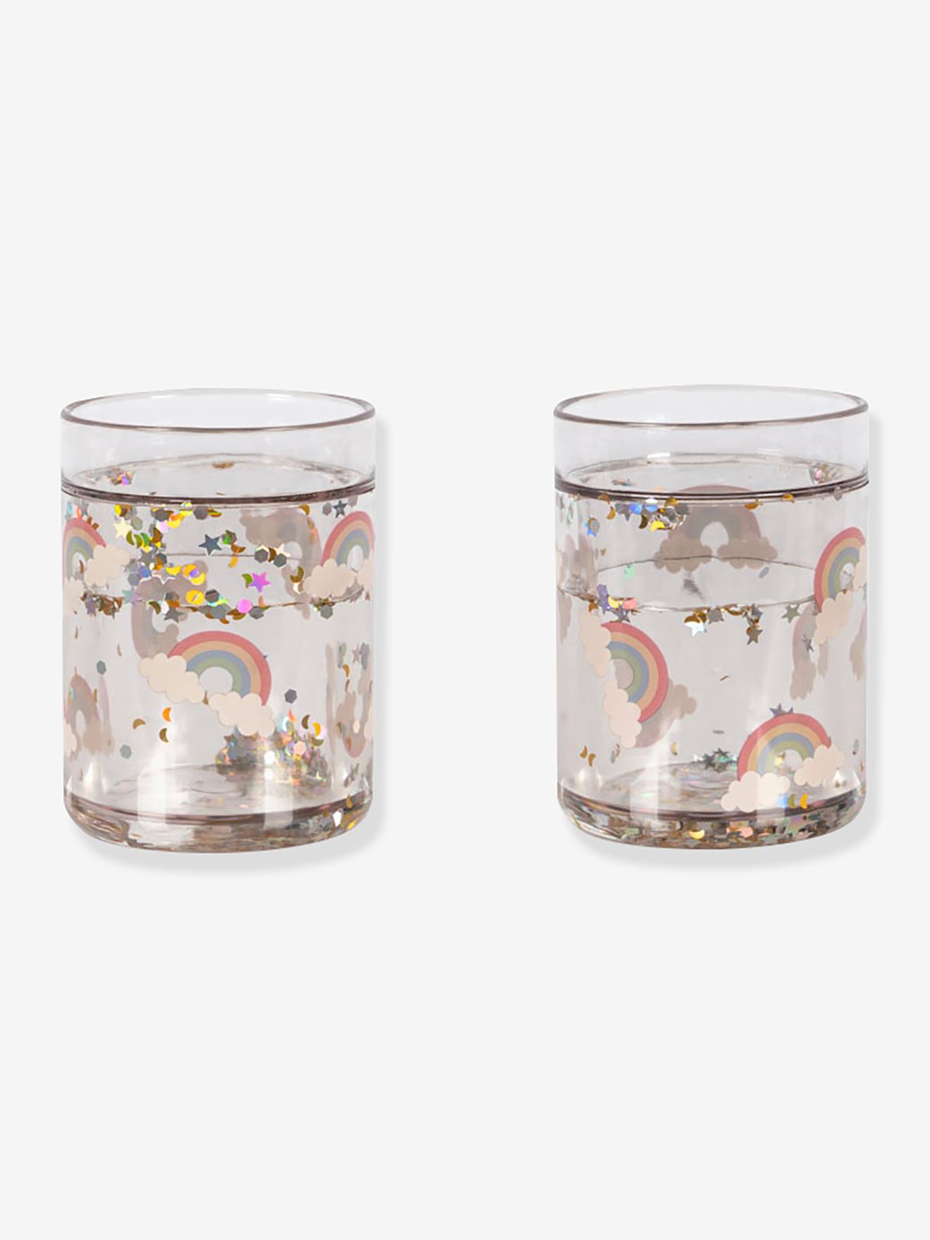 Gobelet pailleté multicolore