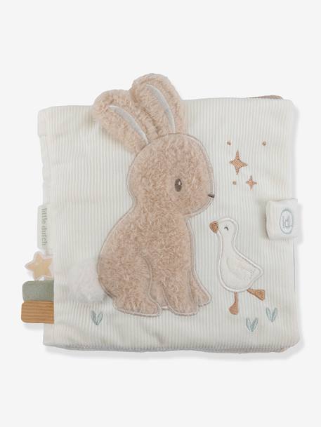 Little Dutch - Livre d'activité en tissu Newborn Naturals - Ecru