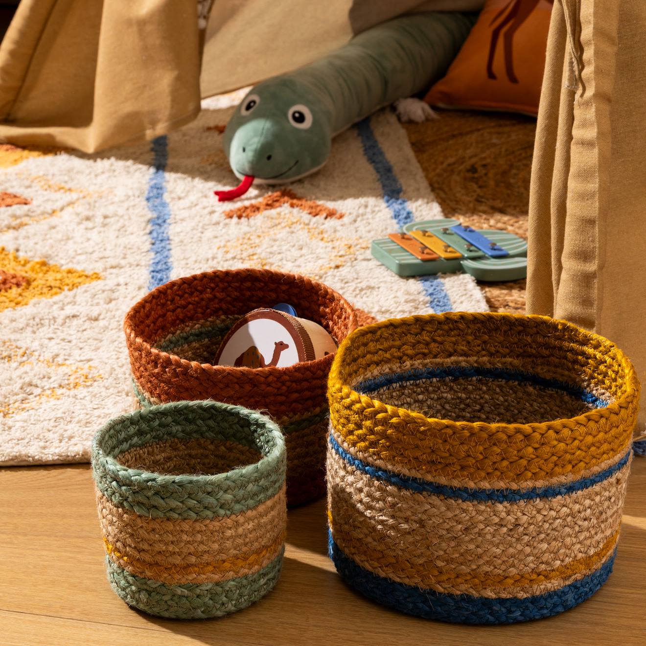 3 Paniers - Jackson Multicolore