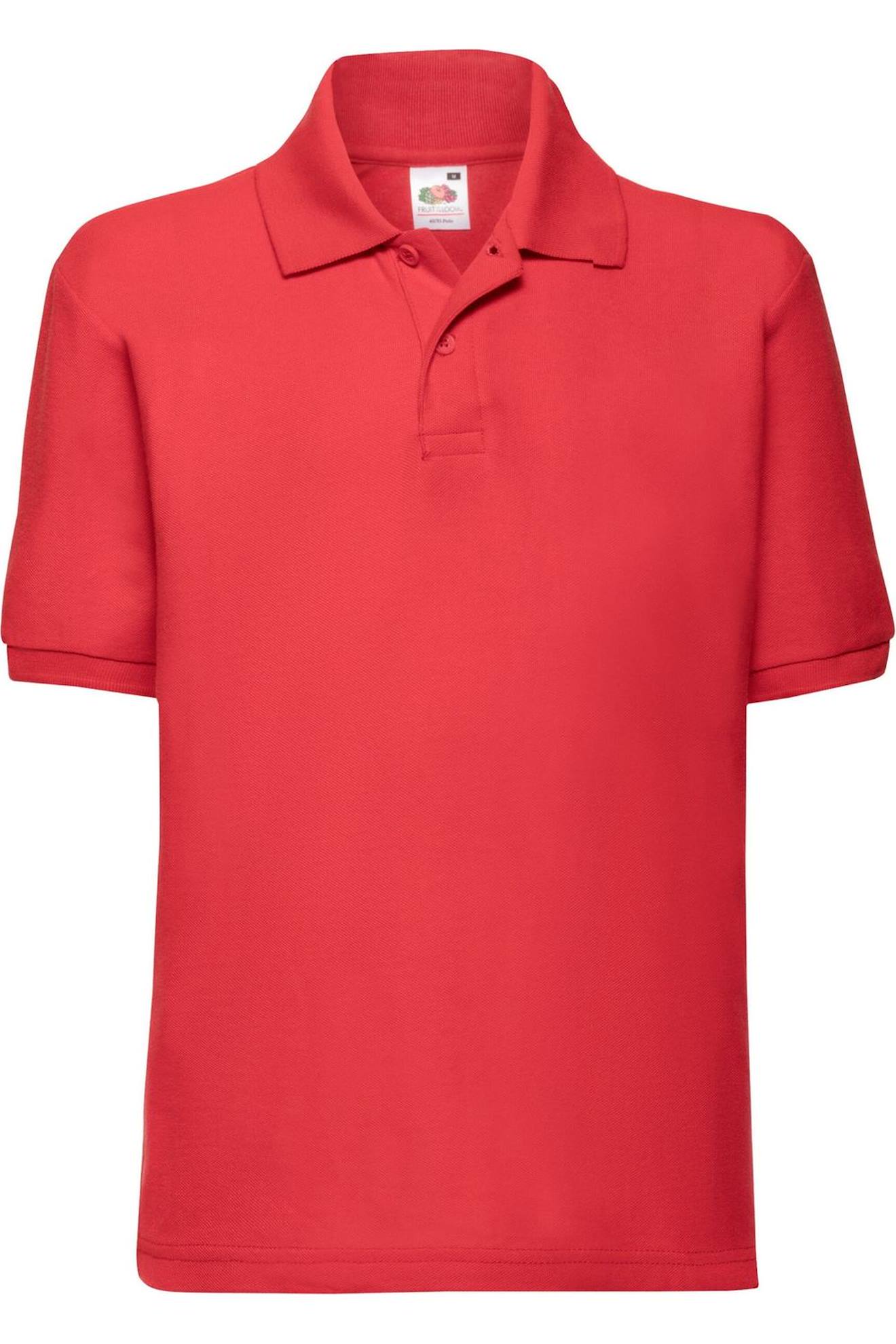 Polo Polyester 65/35 Rouge