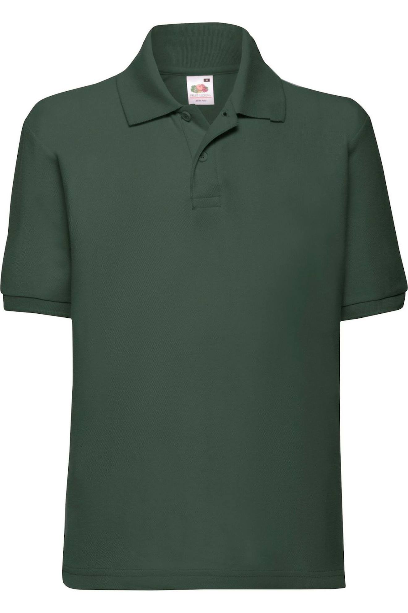 Polo Polyester 65/35 Vert Bouteille