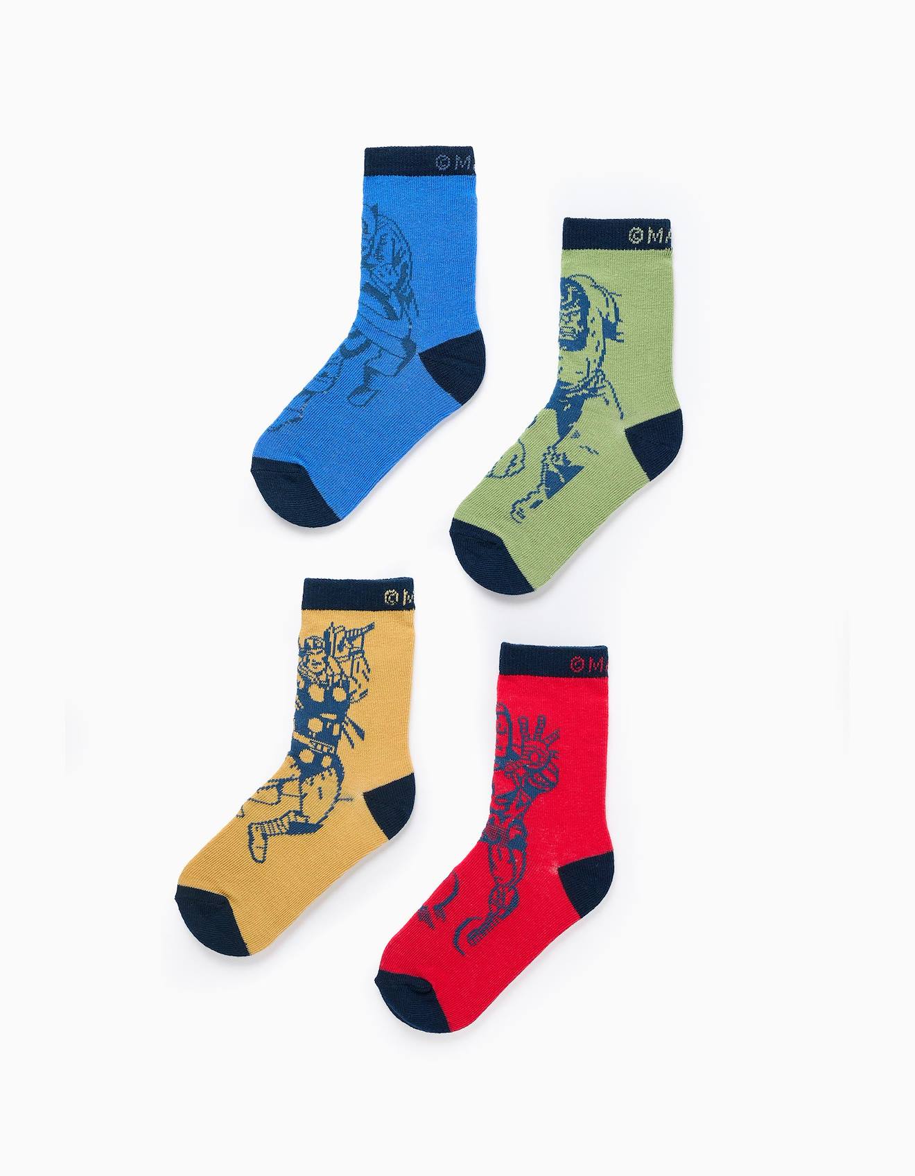 Pack De 4 Chaussettes Avengers Multicolore