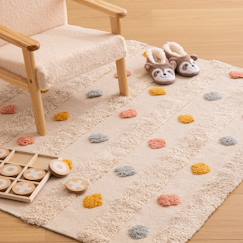 Linge de maison et décoration-Tapis en coton tufté - arlequin