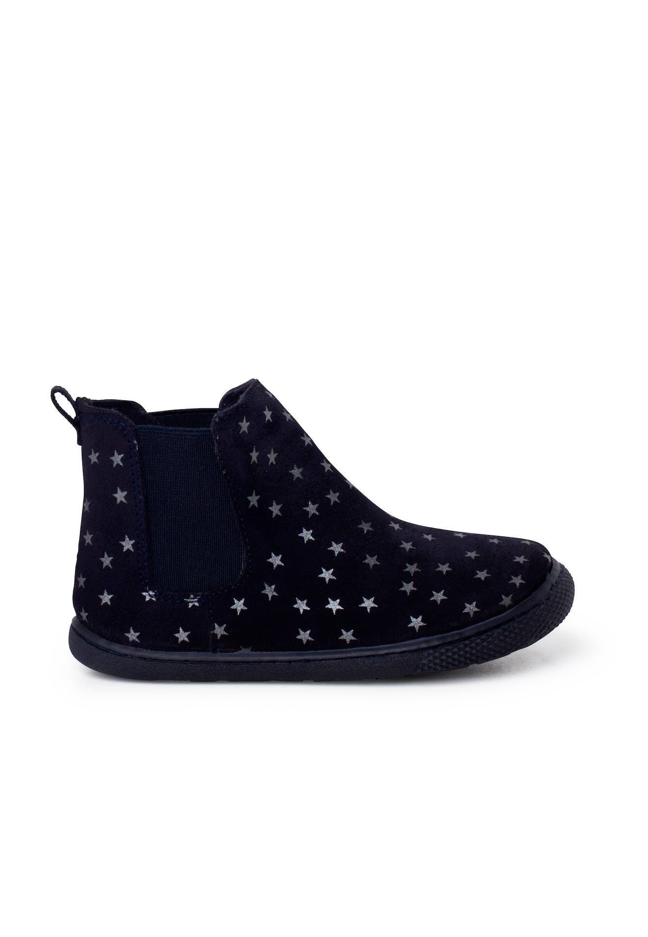 Bottes Barefoot Élastiques Et Étoiles Bleu Marine