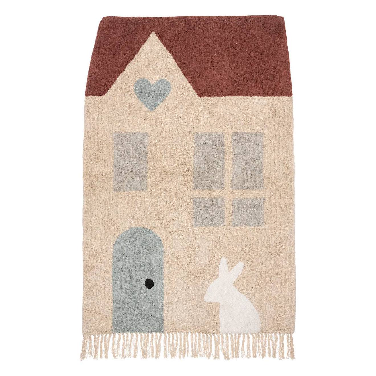 Tapis+Enfant+-+Maison+Multicolore