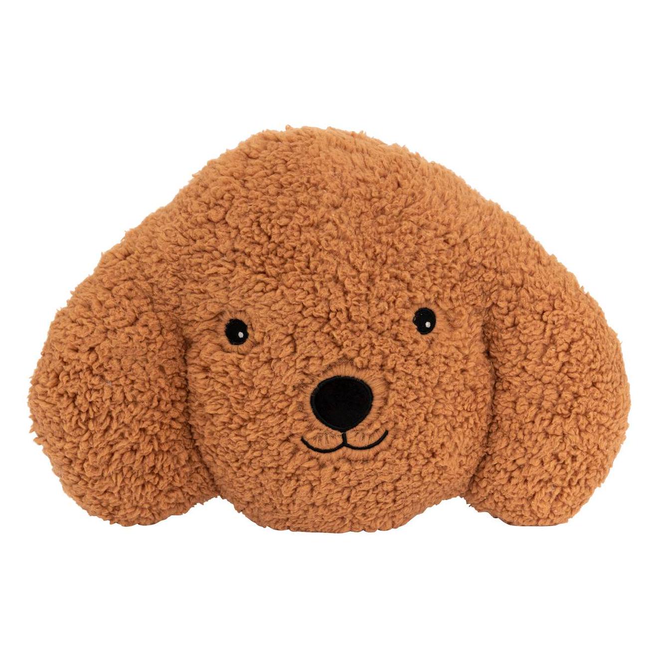 Coussin Forme Tête De Chien - Scott Marron