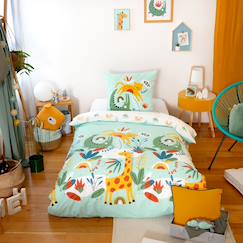 Linge de maison et décoration-Linge de lit enfant-Parure de lit coton réversible