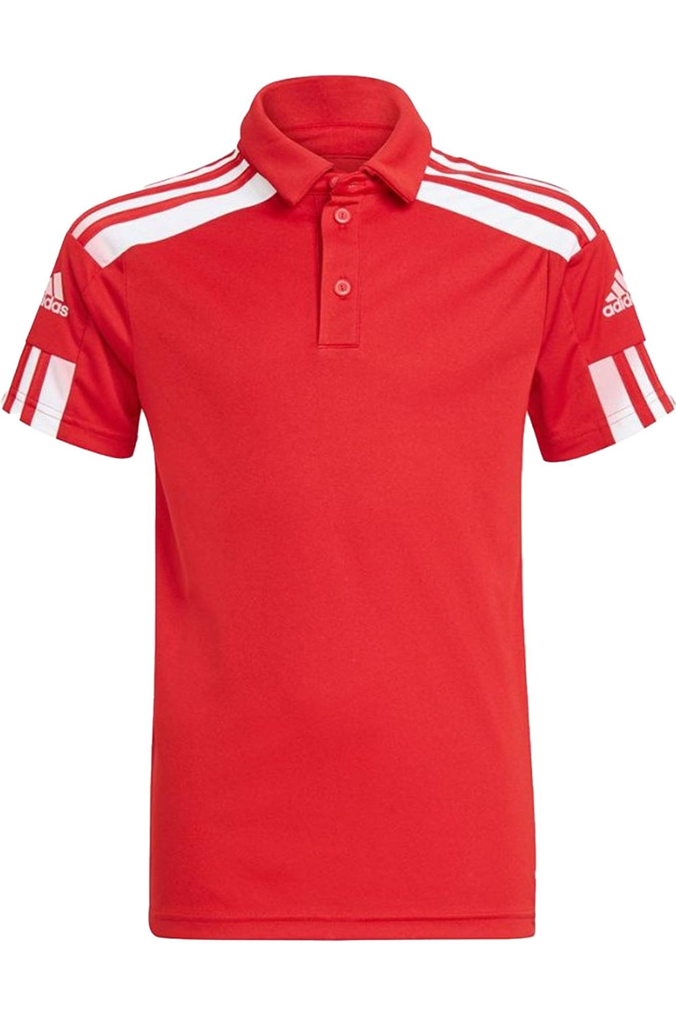 Polo Enfant Manches Courtes À Bandes - Squadra Rouge