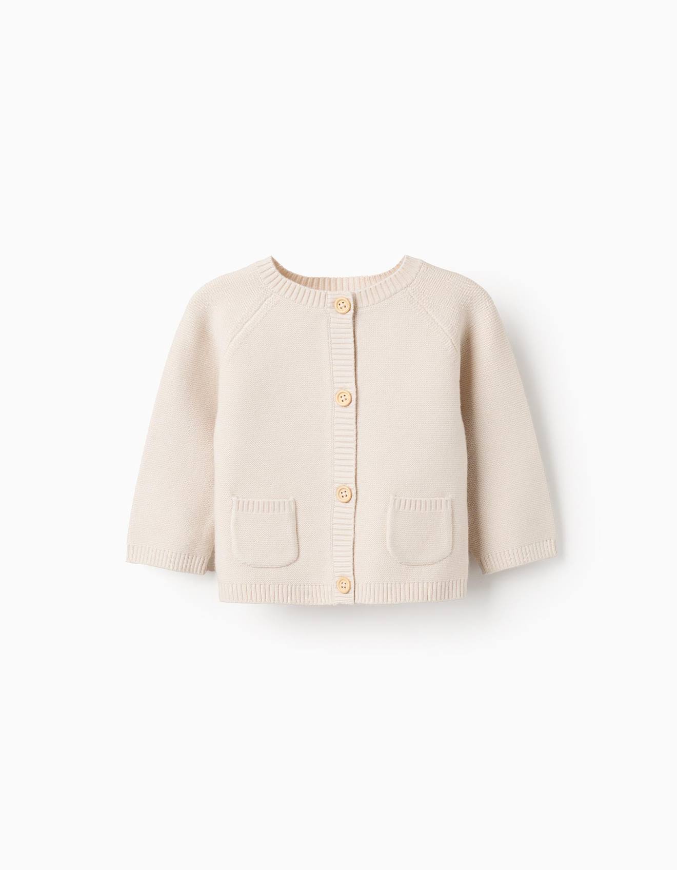 Gilet En Maille Beige