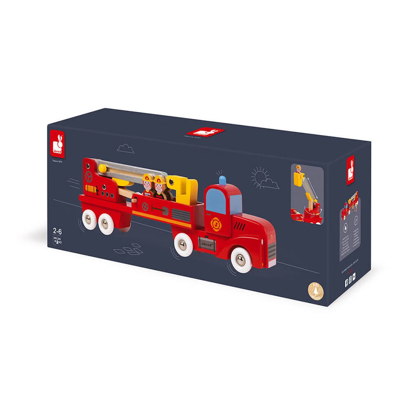 Réveil Enfant TFA Dostmann TATÜ-TATA Camion De Pompiers - Sirène Authentique