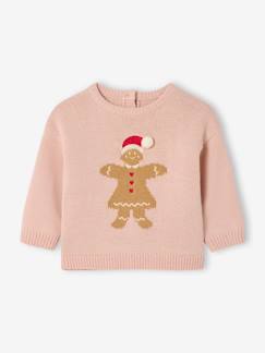 Pull bébé fille biscuit noël  - vertbaudet enfant