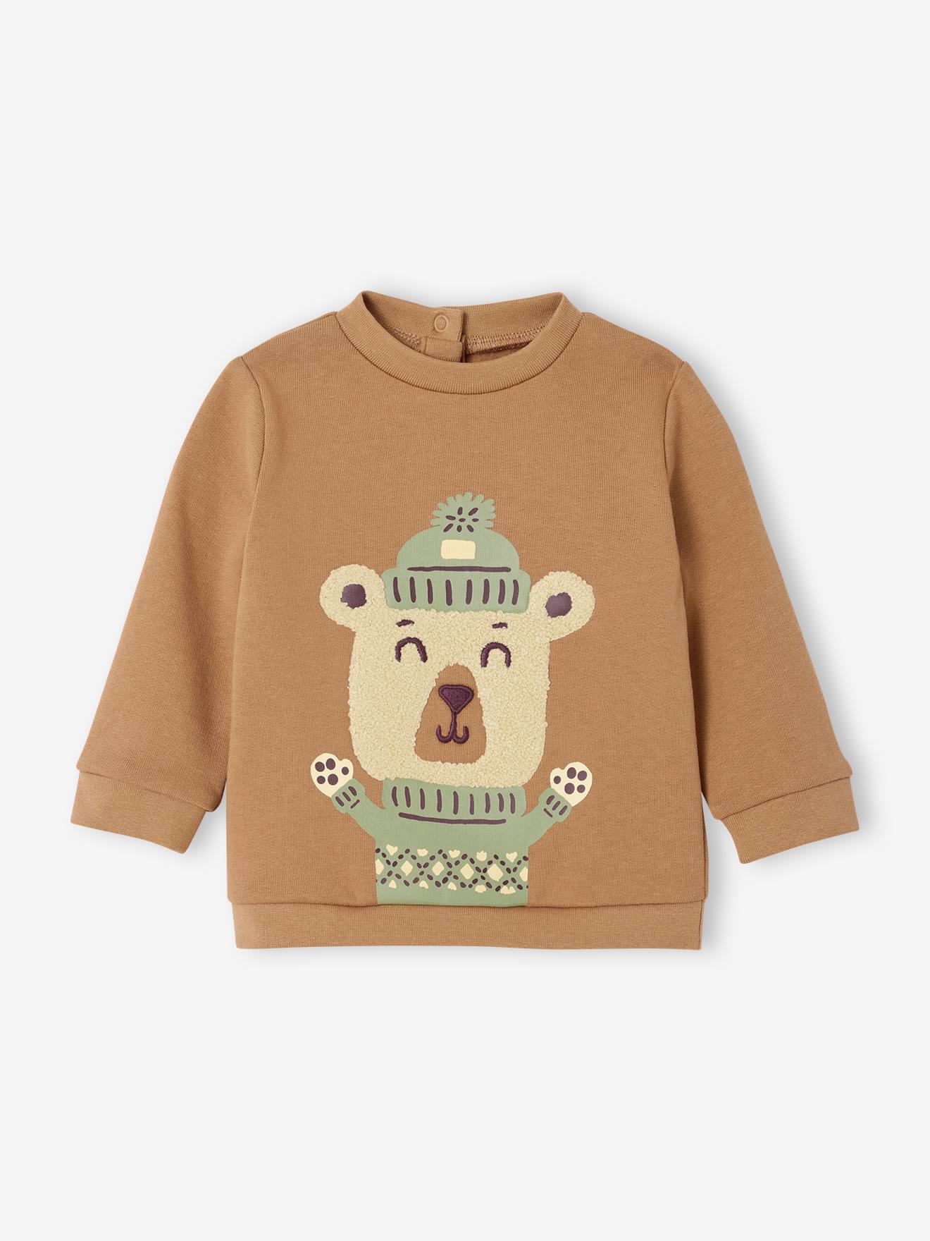 Sweat fantaisie bb garon caramel 10 €
