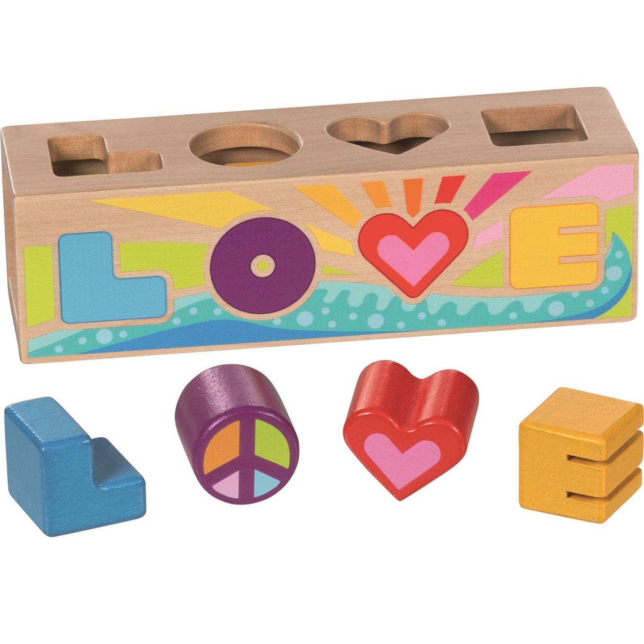 Boîte À Formes Love Beige