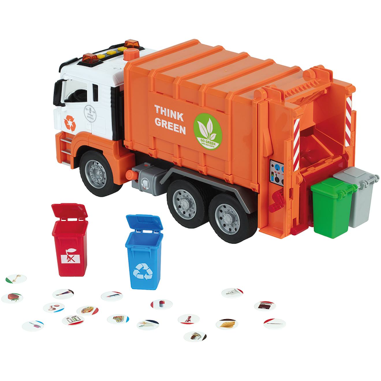 Poubelle De Voiture Avec Imprimé Tracteur Sous Ciel Bleu Et