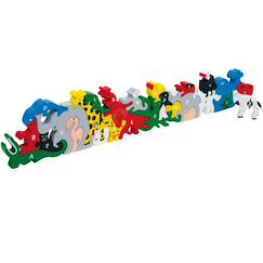 Jouet-Premier âge-Puzzle 3D d'apprentissage Animaux
