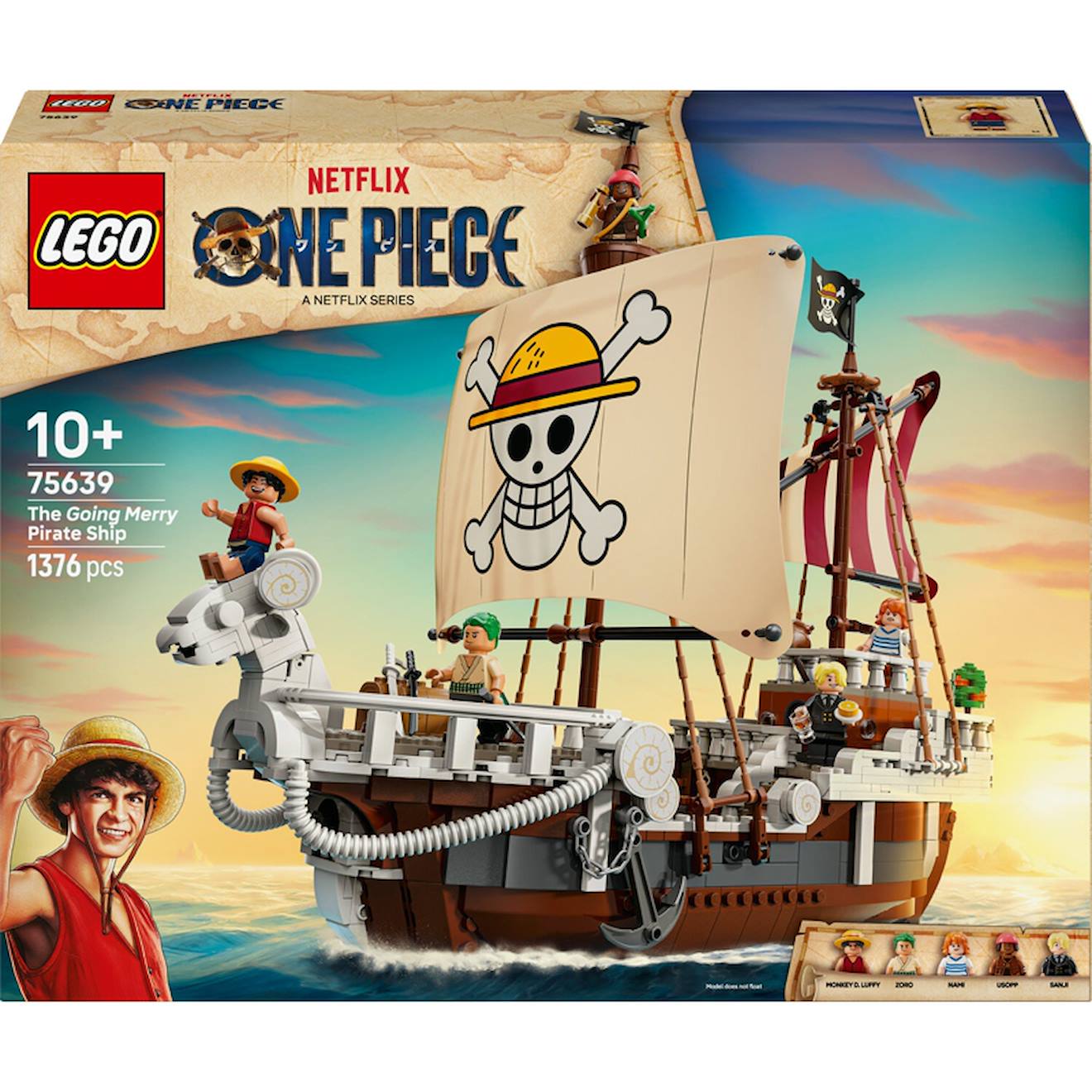 Le Bateau Pirate Vogue Merry One Piece 75639 Multicolore