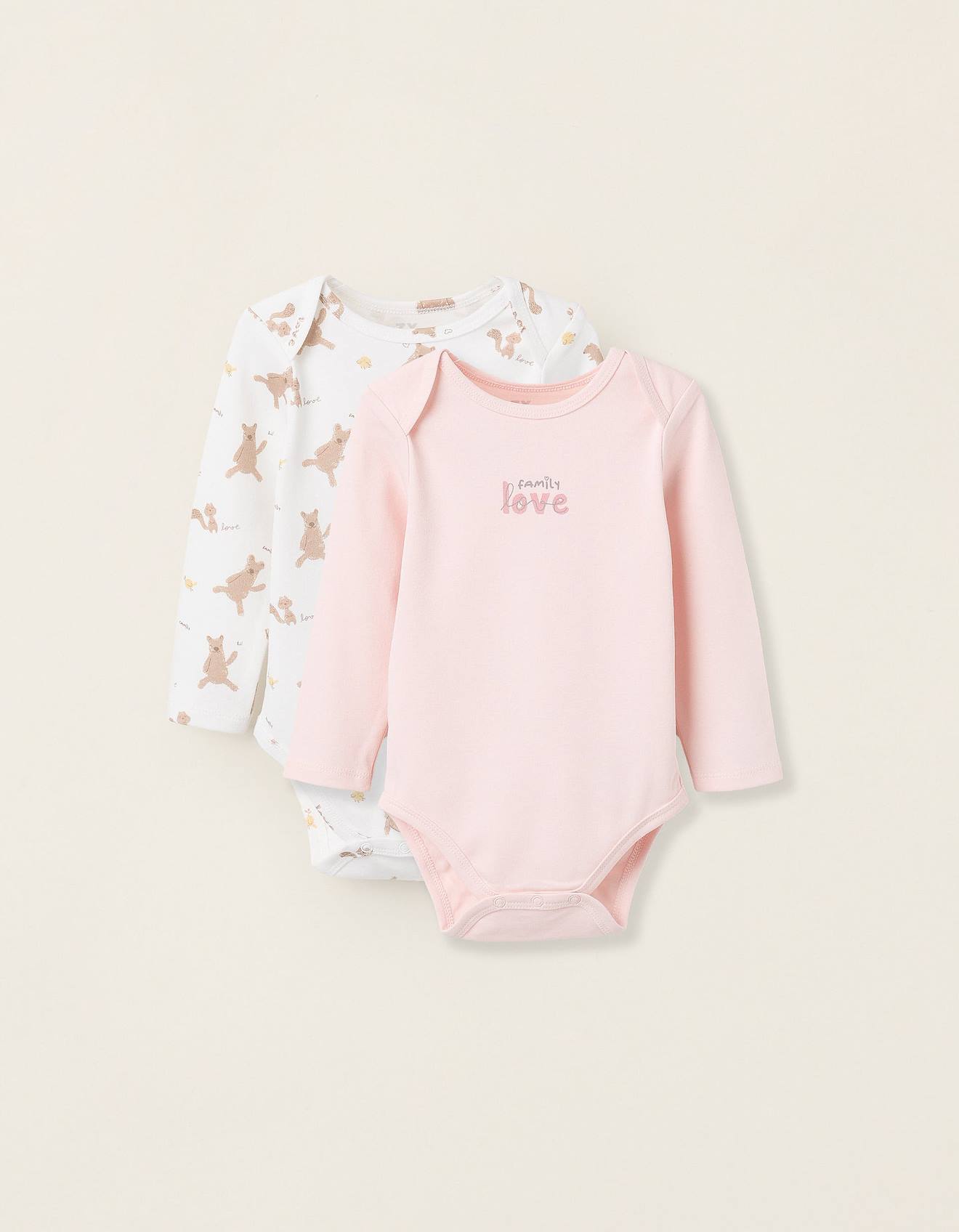 Pack 2 Bodies De Coton Multicolore