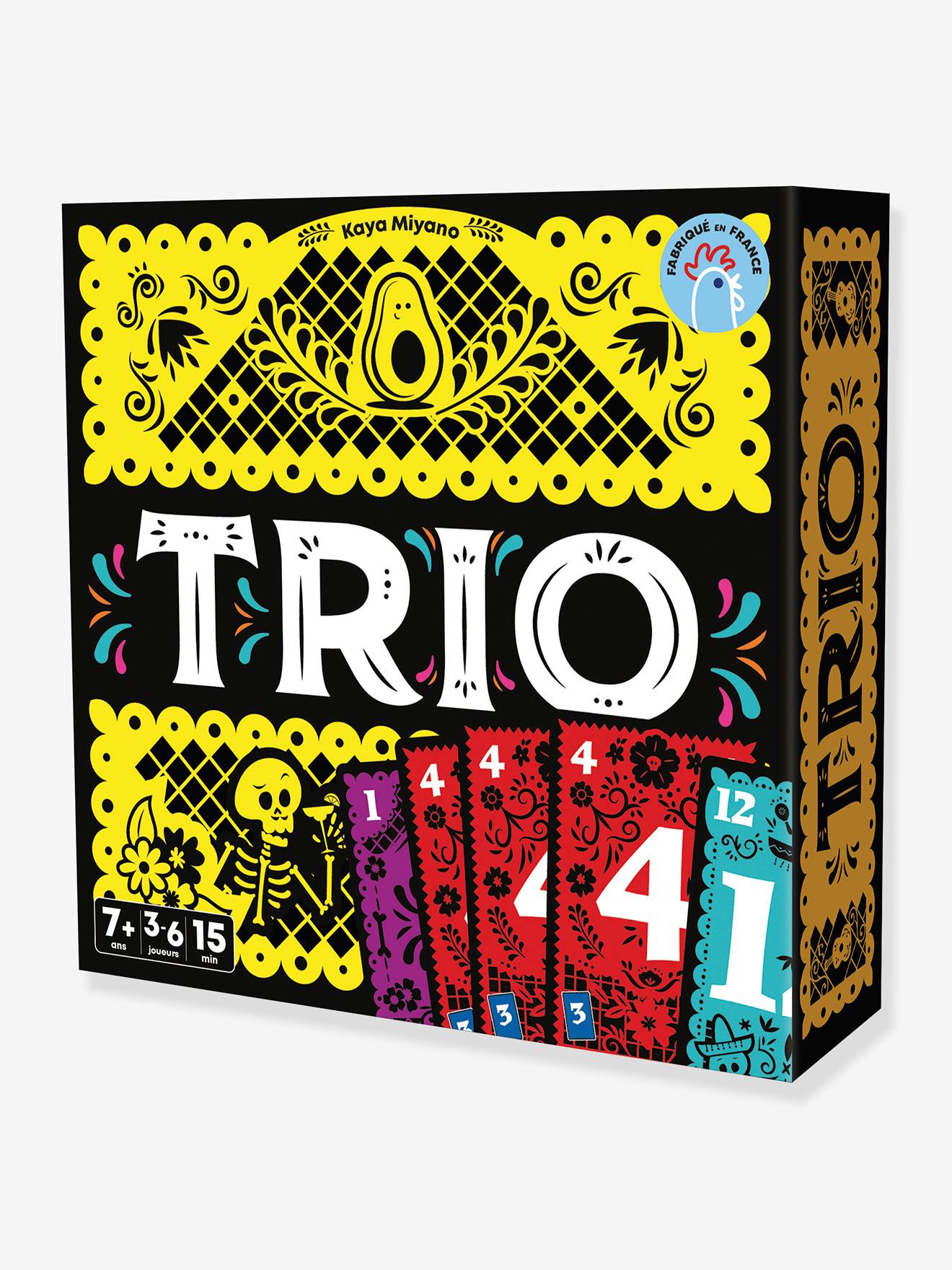 Jeu de cartes Trio jaune