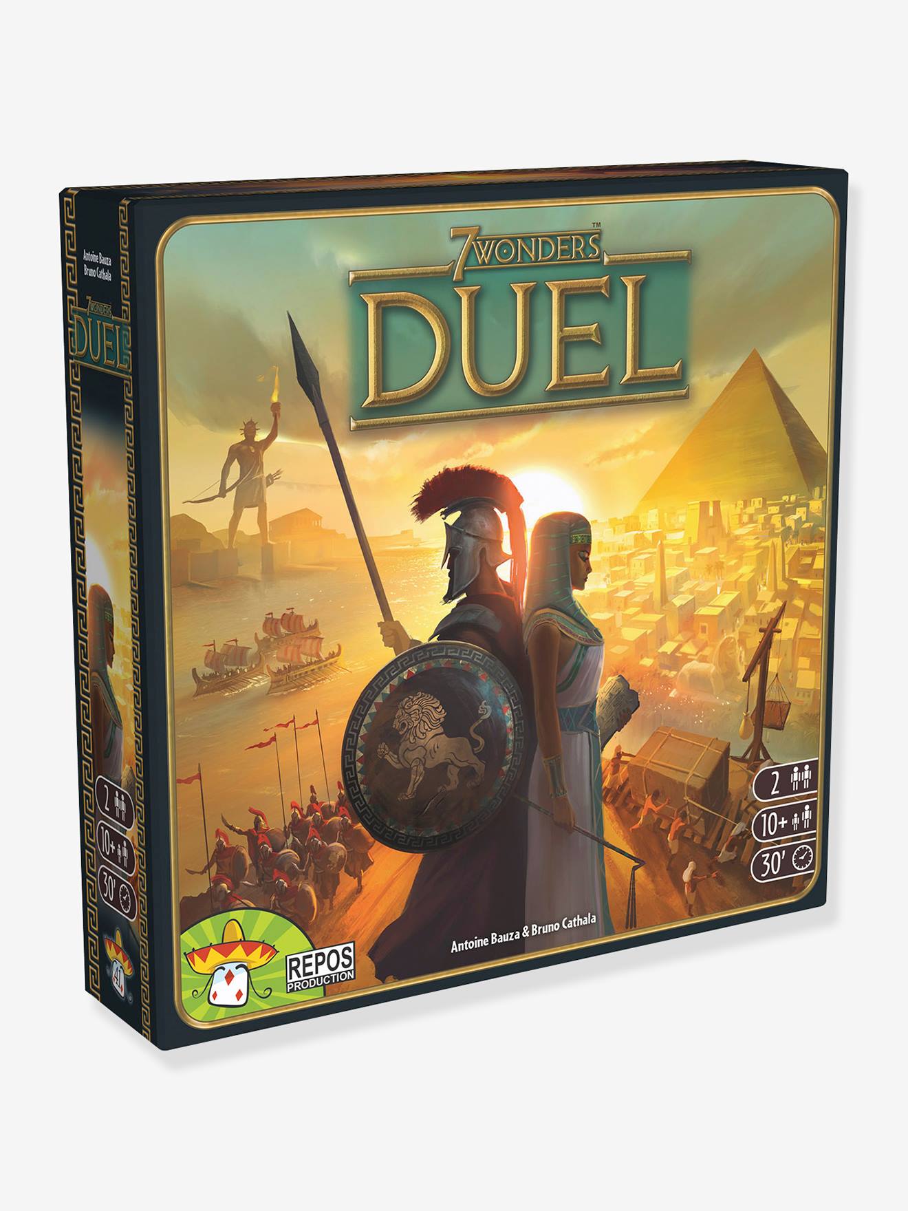 Jeu 7 wonders duel enfant jaune
