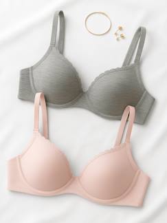 Vêtements de grossesse-Lot de 2 soutiens-gorge grossesse et allaitement