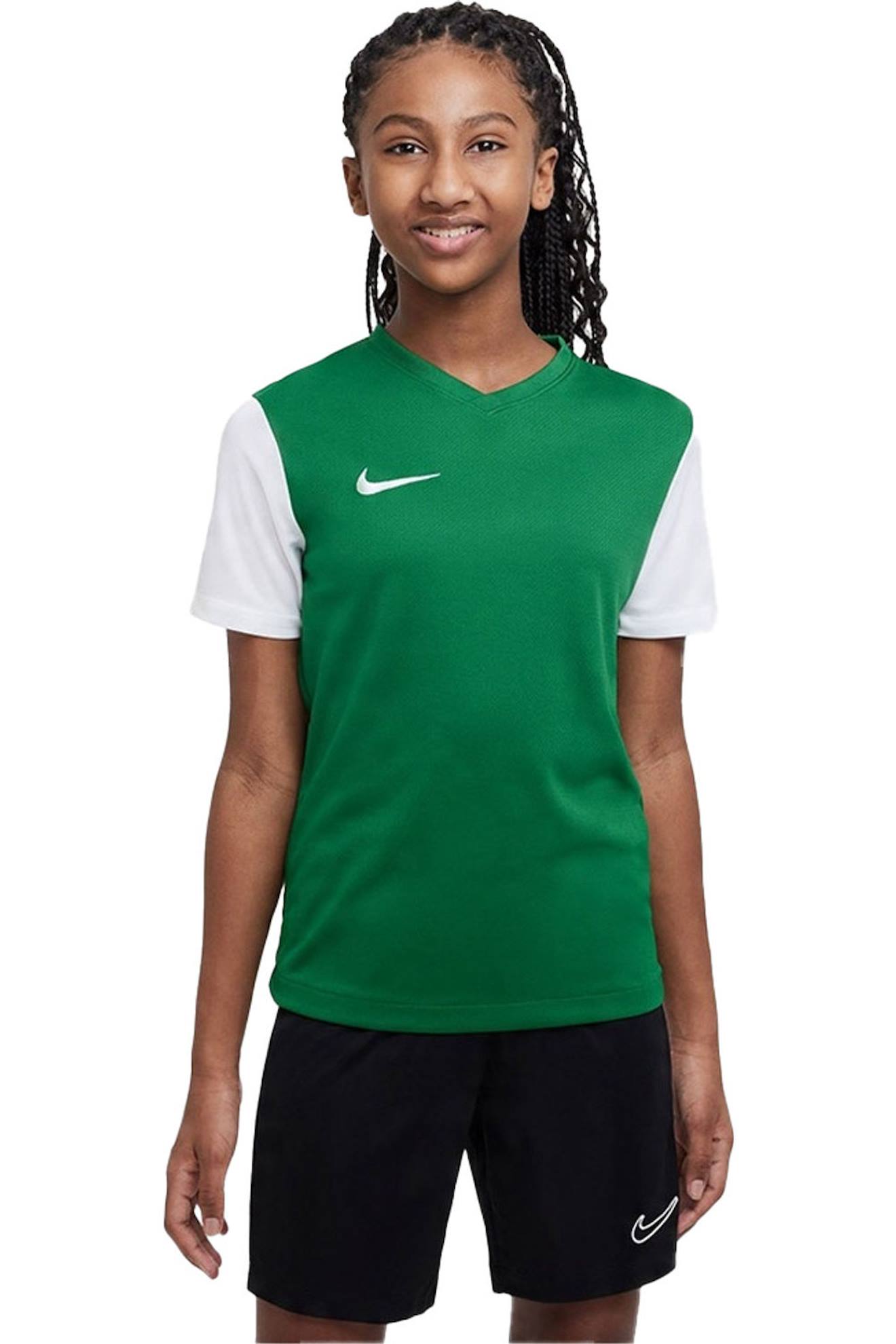 T-shirt De Sport Pour Enfant - Tiempo Premier Ii Blanc / Vert