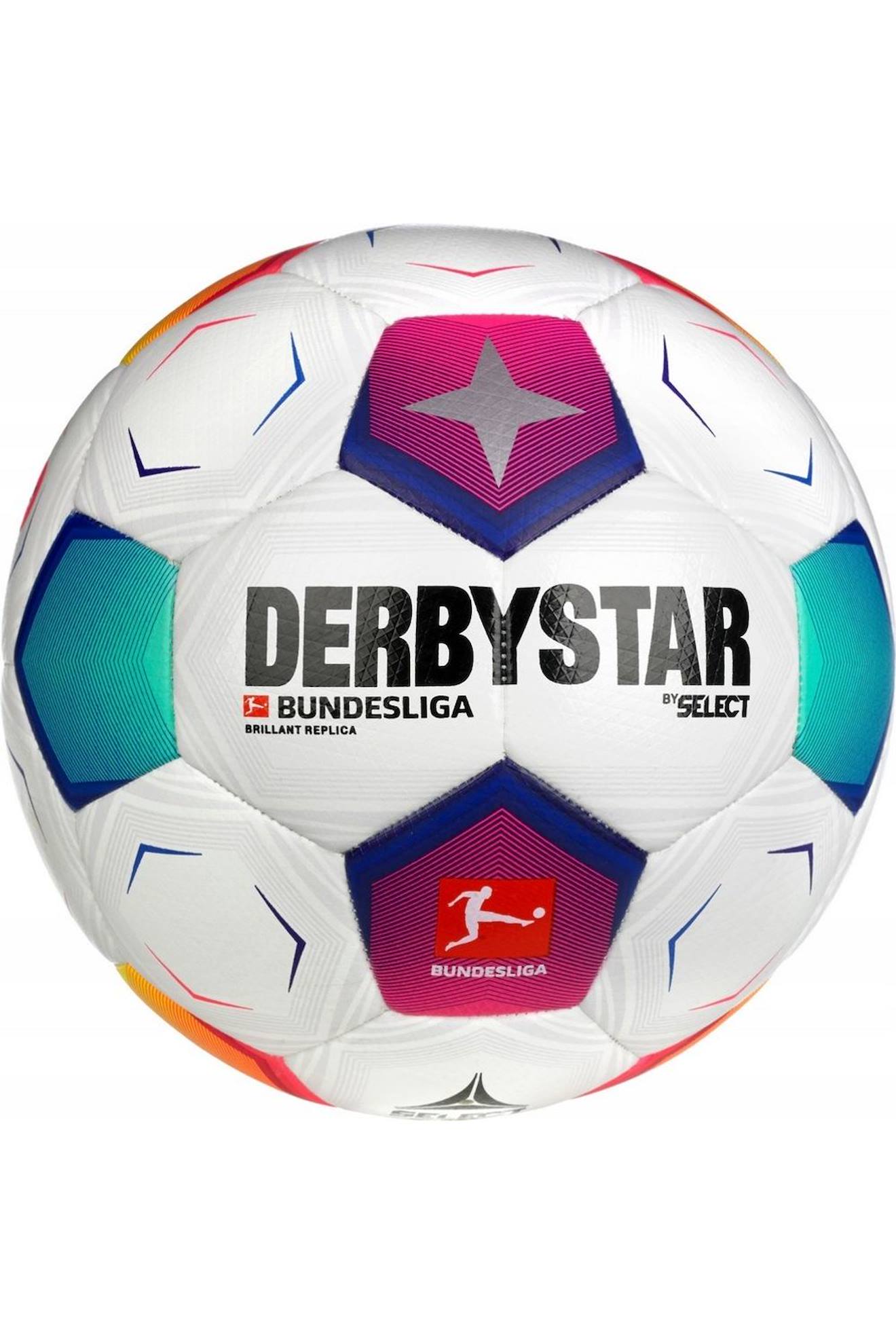 Ballon De Foot Derbystar Bundesliga Brilliant Replica (taille 4) Derbystar Bundesliga 2023 Brilliant Replica Blanc