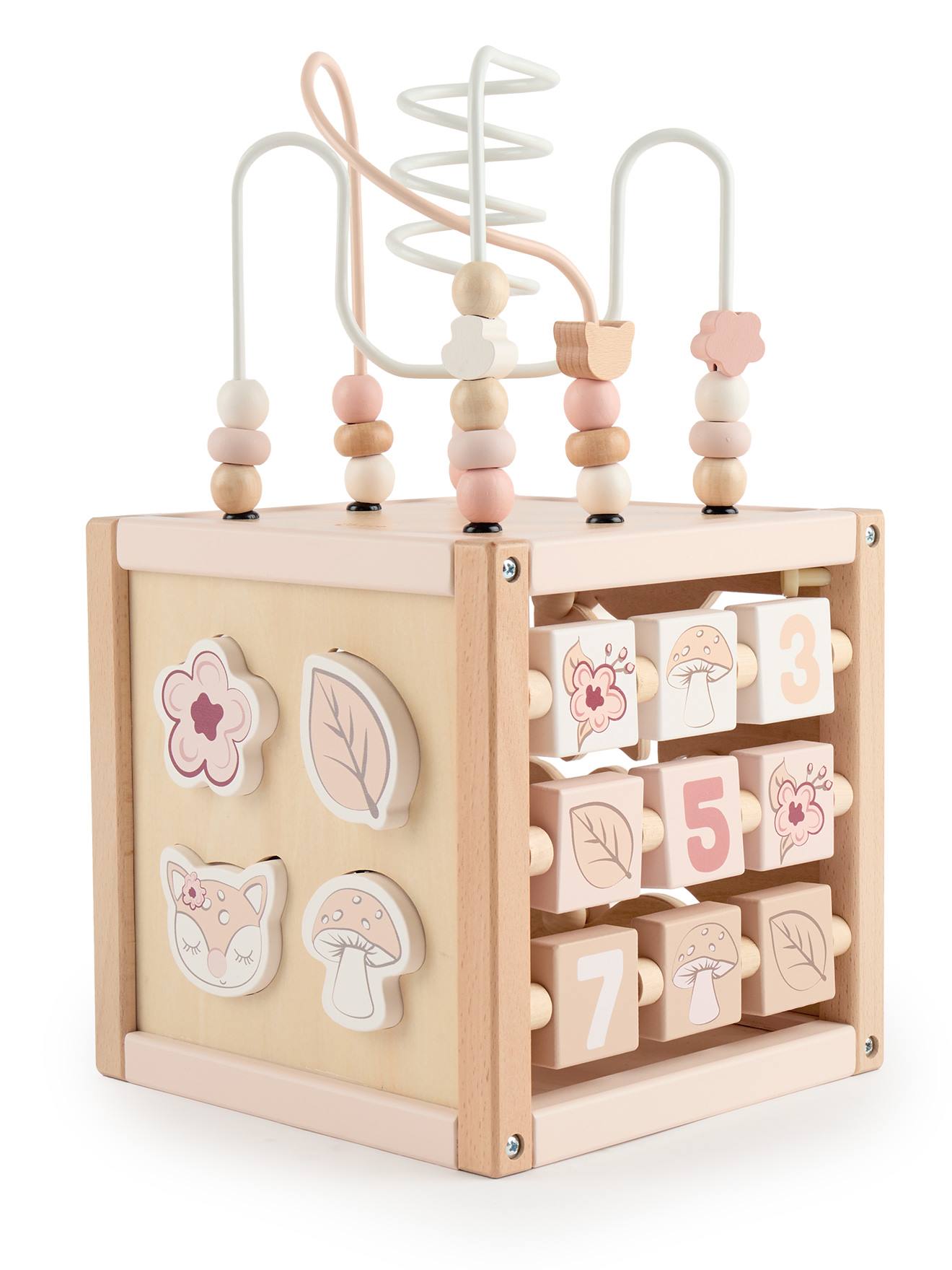 Grand Cube D'activités Bois Fsc® - Lapin Fine Chevruil Ella Xxl