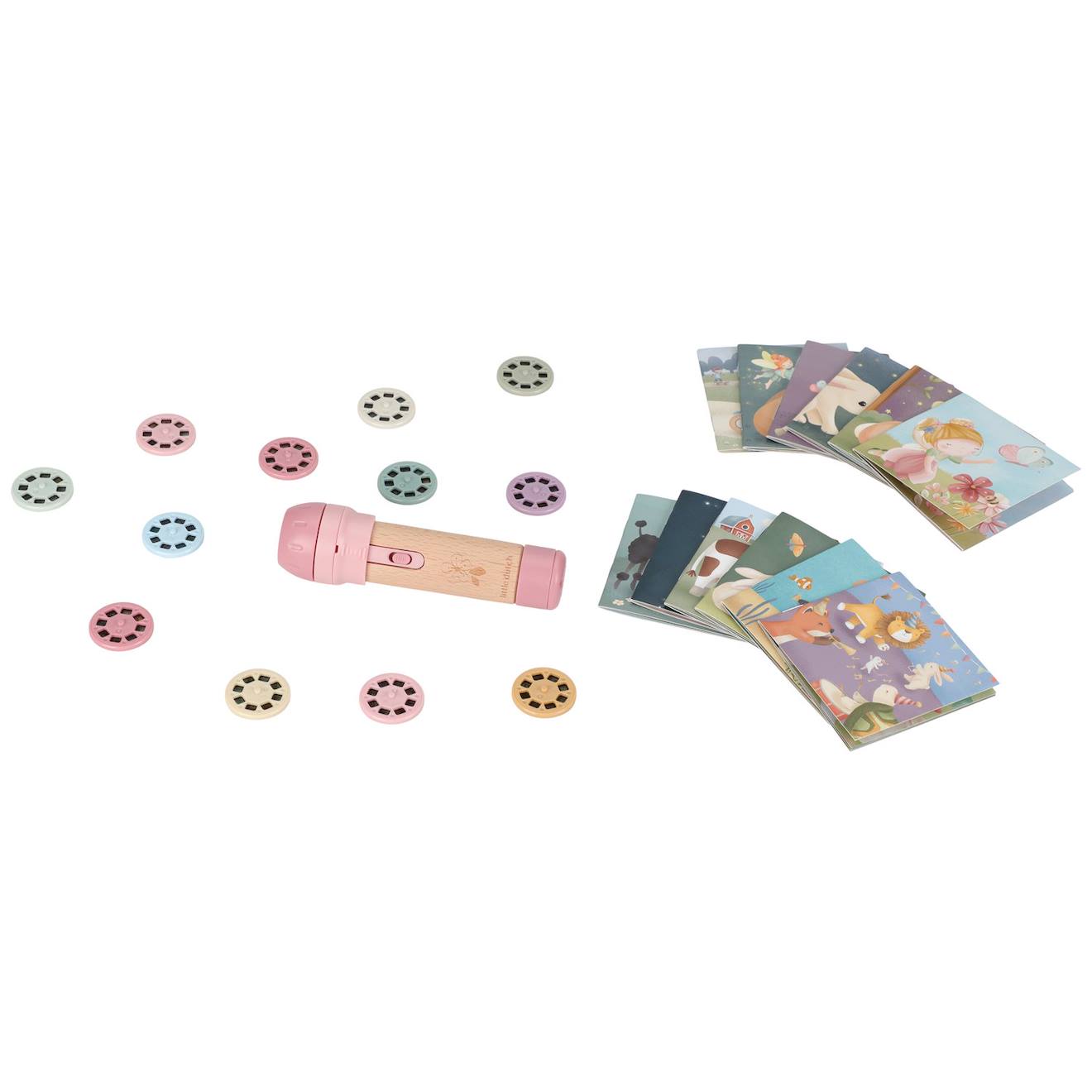 Coffret Lampe À Histoires Fairy Garden Rose, Bois (Little Dutch) - Image 2