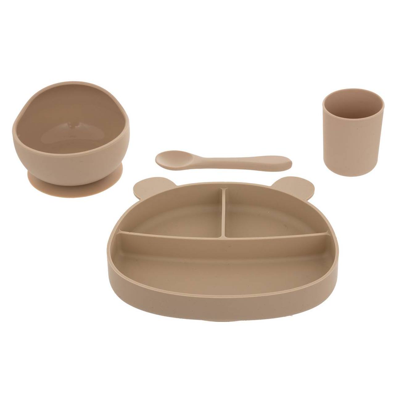 Set Repas Vaisselle 4 Pièces Enfant Ocre 2 (Atmosphera) - Image 1