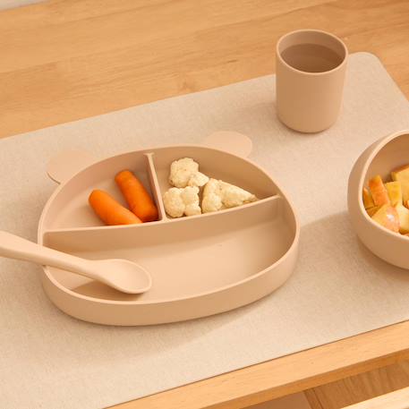 Atmosphera - Set Repas Vaisselle 4 Pièces Enfant Ocre 2