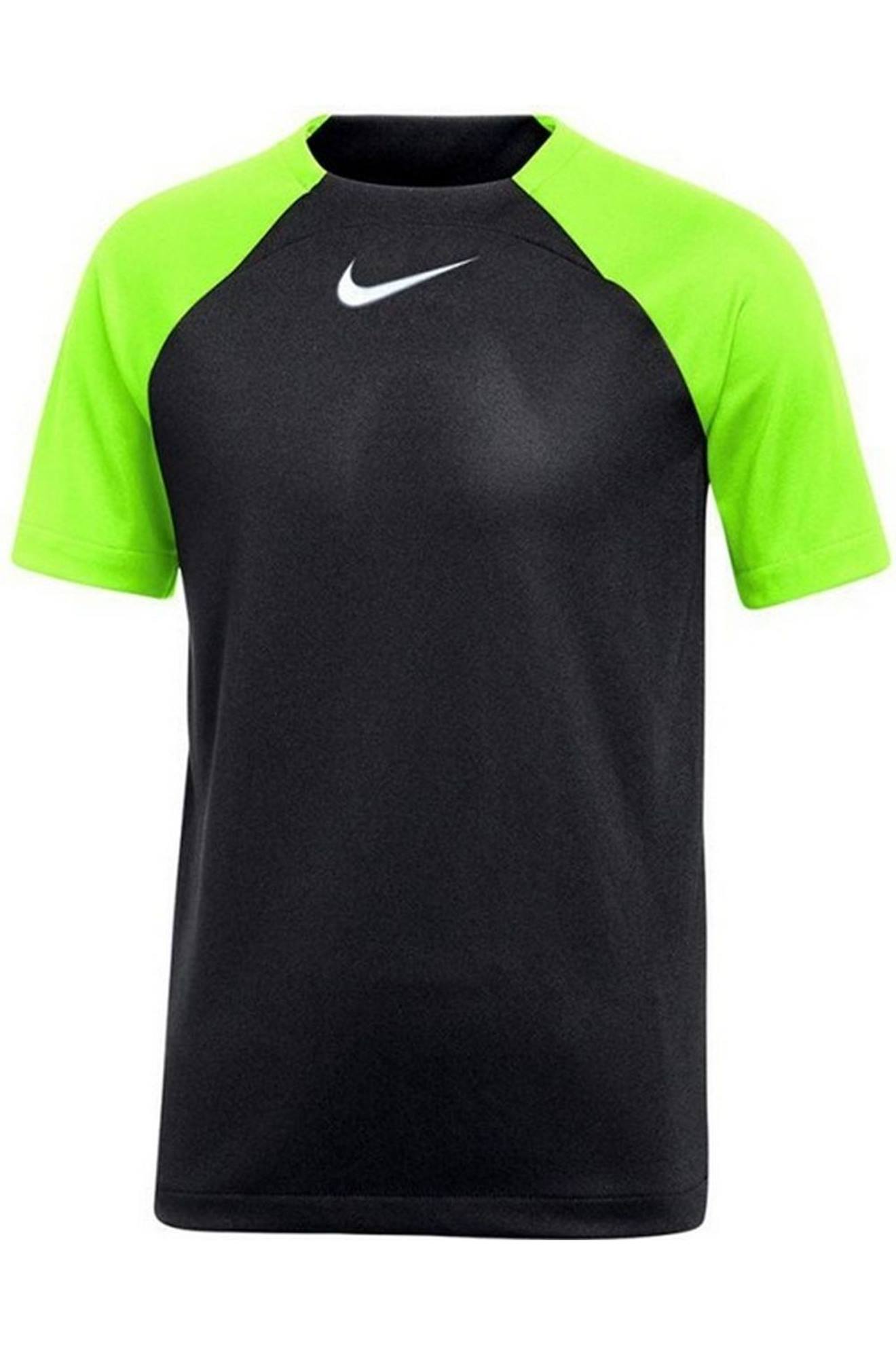 T-shirt Enfant - 100% Polyester Recyclé - Academy Pro Noir / Vert