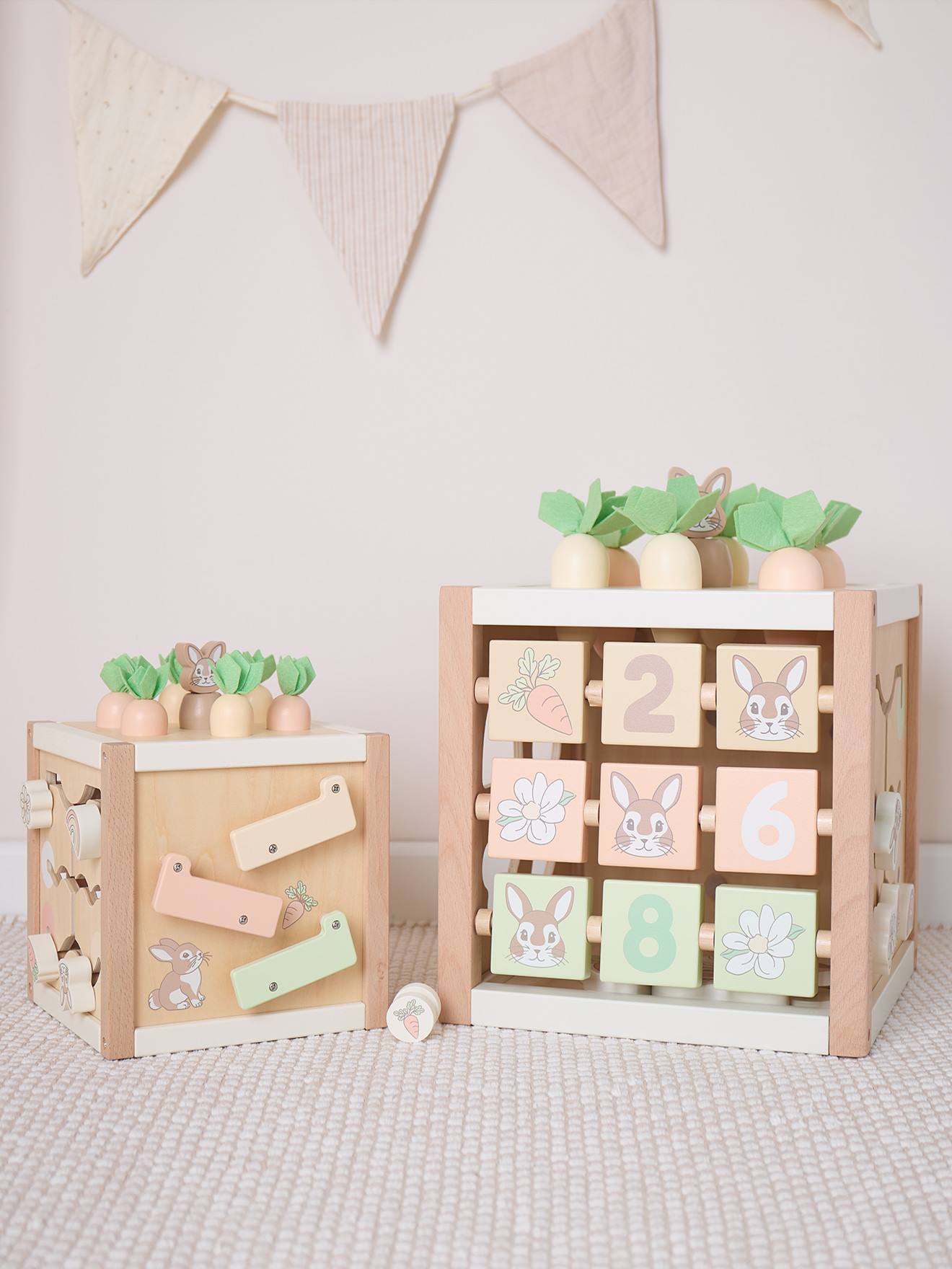 Grand Cube D'activités Bois Fsc® - Lapin Fine Lapin Fine Xxl (Bieco) - Image 1