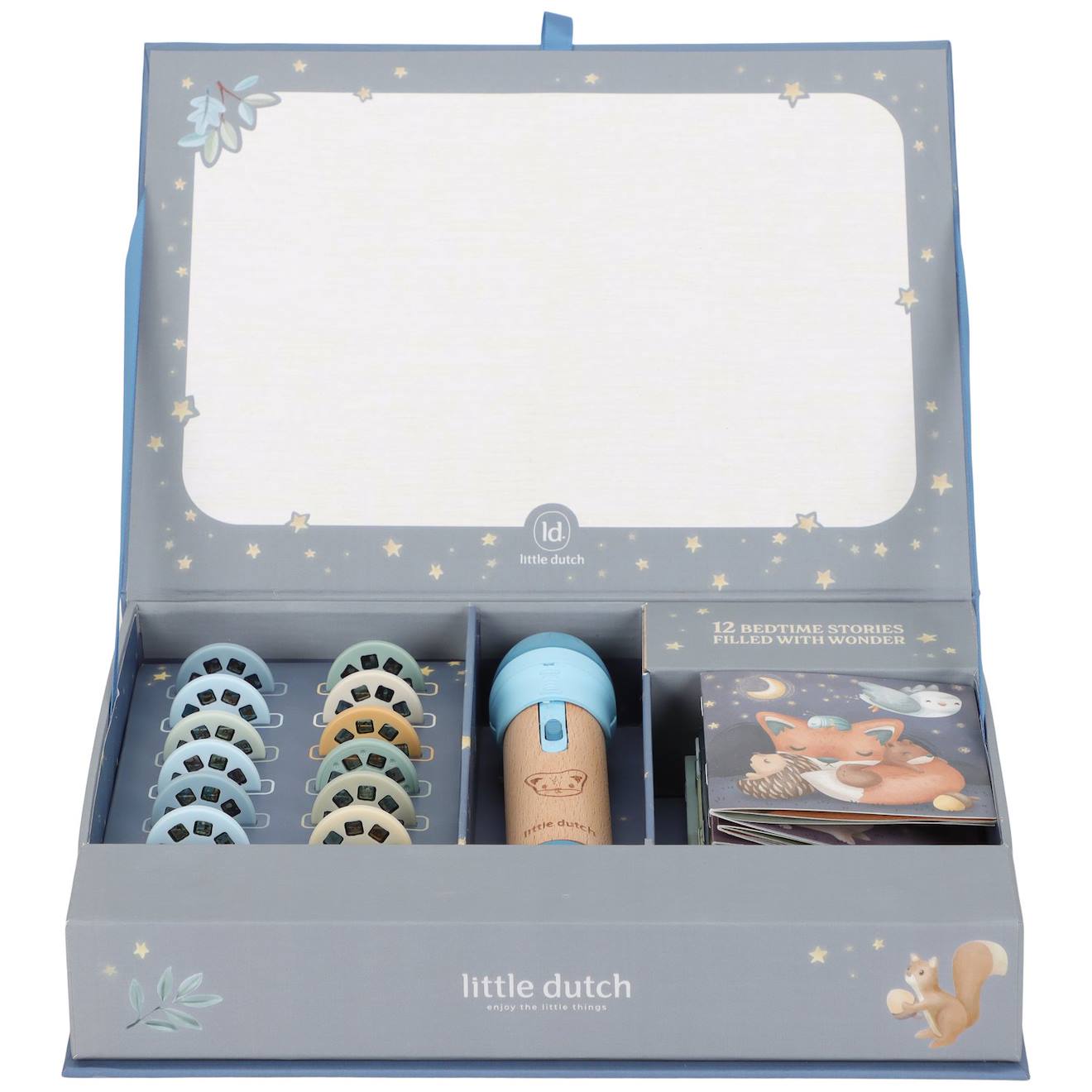 Coffret Lampe À Histoires Fairy Garden Bleu, Bois Coffret Lampe À Histoires Fairy Garden Bleu, Bois