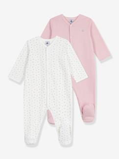 Lot de 2 pyjamas bébé en coton imprimé  - vertbaudet enfant
