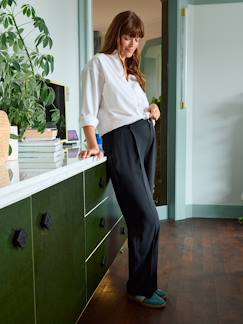 -Pantalon de grossesse avant après coupe large 