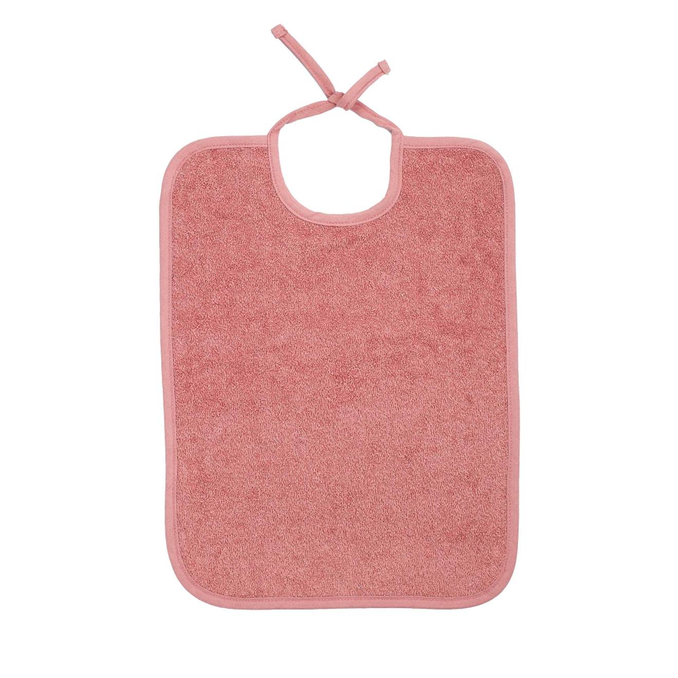 Bavoir À Lacets Rose