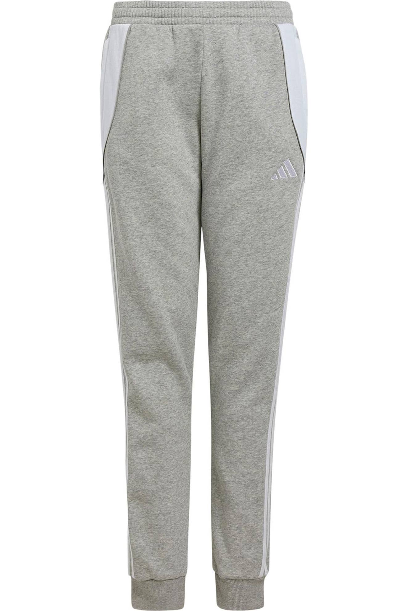 Jogging D'entraînement De Sport - Tiro Coton 24 Gris / Argenté