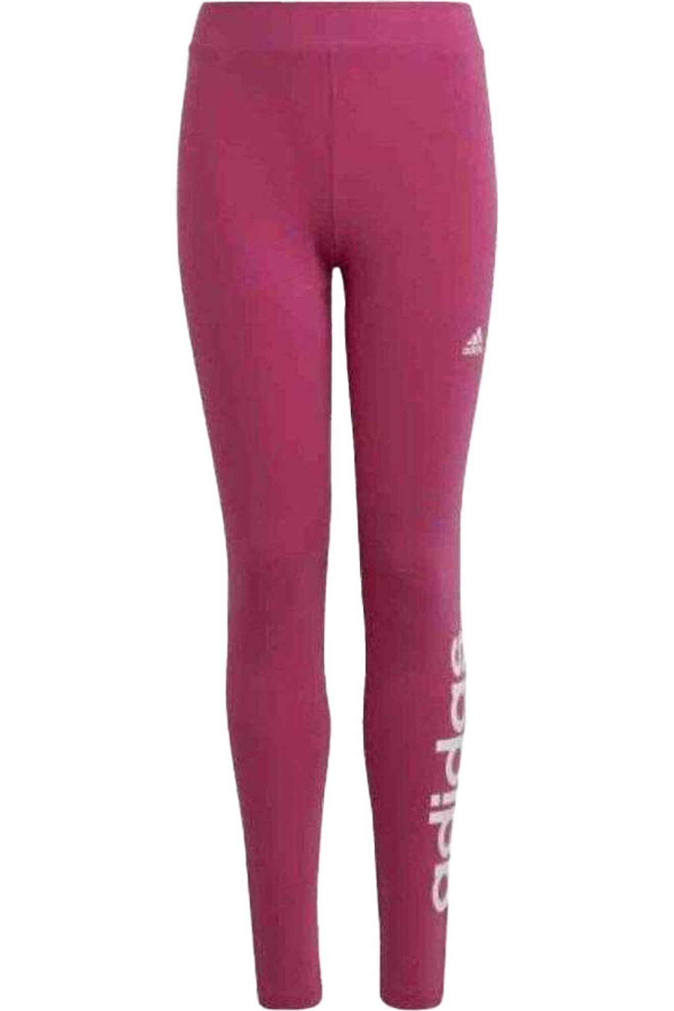 Legging De Sport Enfant - Style Linéaire - Coton Essentials Rose