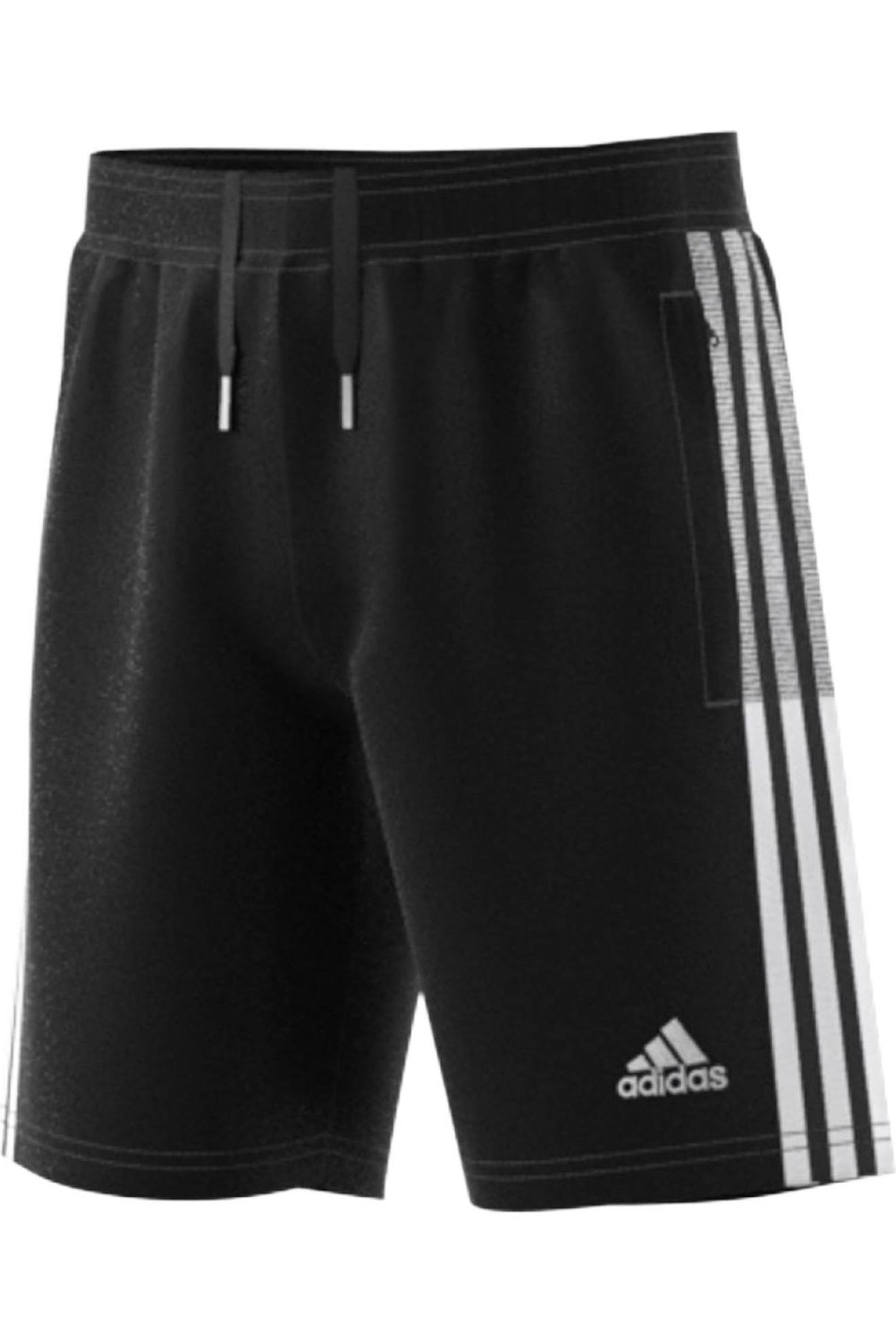 Short De Sport Enfant - Coton - Tiro 21 Noir