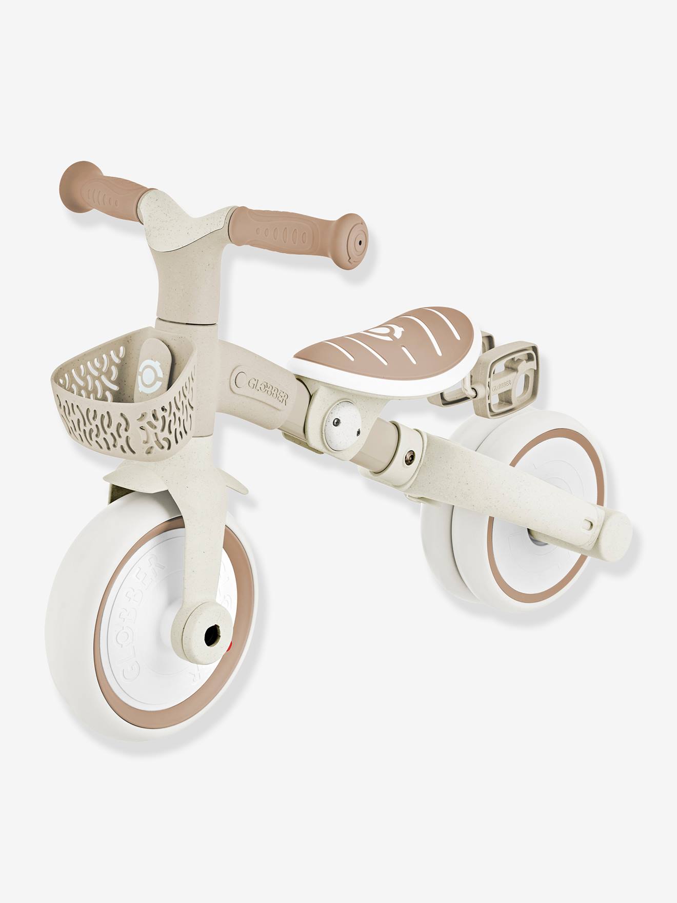Porteur Learning Trike - Tricycle 3 en 1 - taupe (Globber) - Image 1