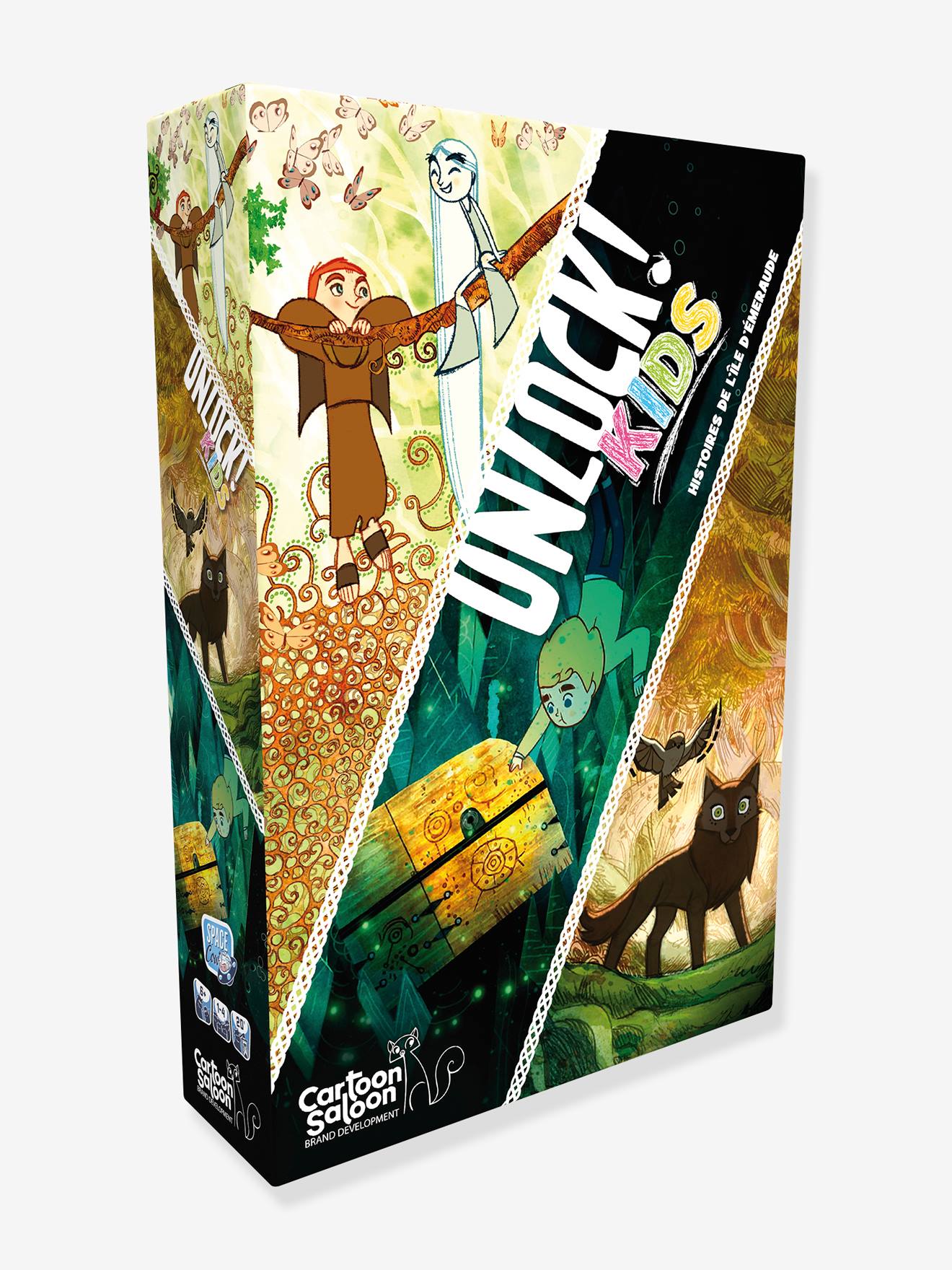 Unlock ! Kids - Histoires de l'île d'émeraude multicolore