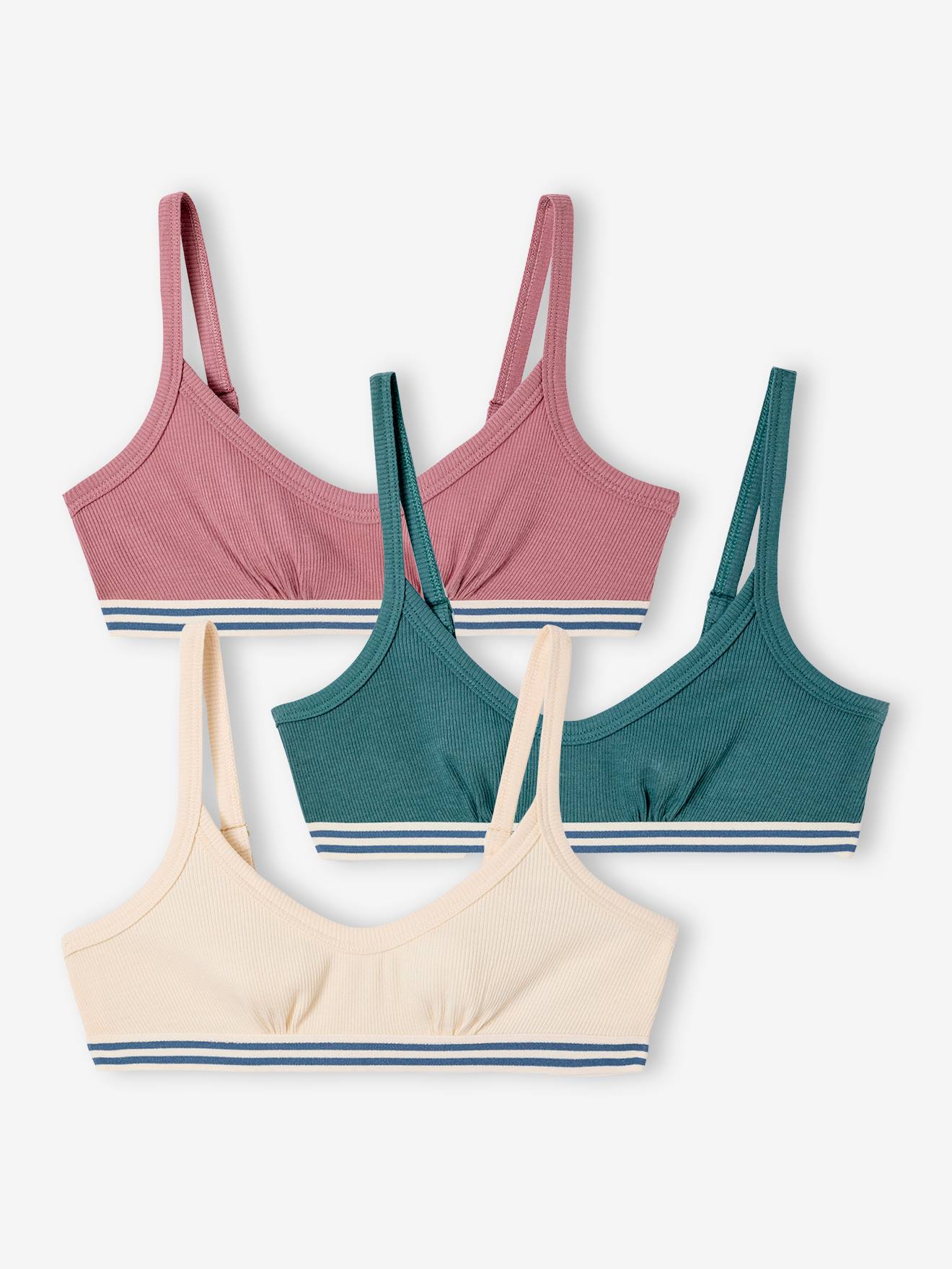 Lot de 3 Brassires Fille Unies Jonen cru 14$